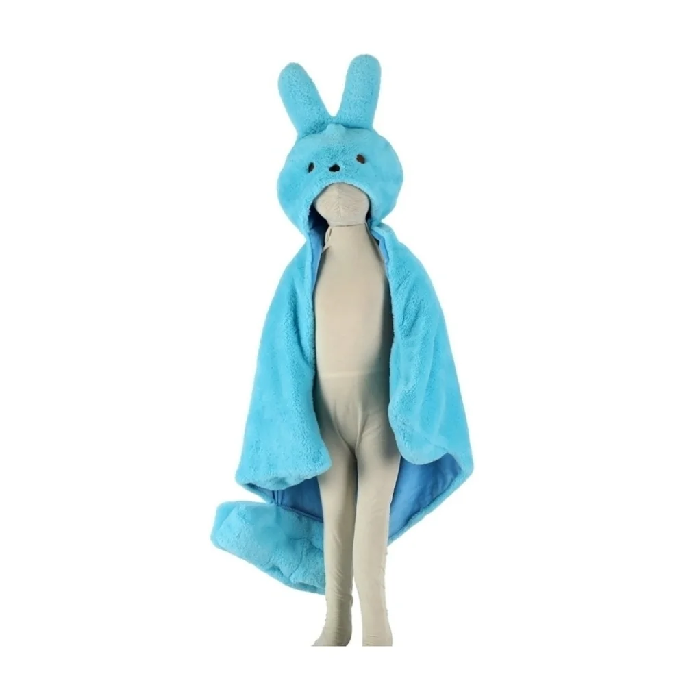 NWT Easter Peeps Wearable Hooded Blanket Fuzzy Super Soft Warm Cozy Plush